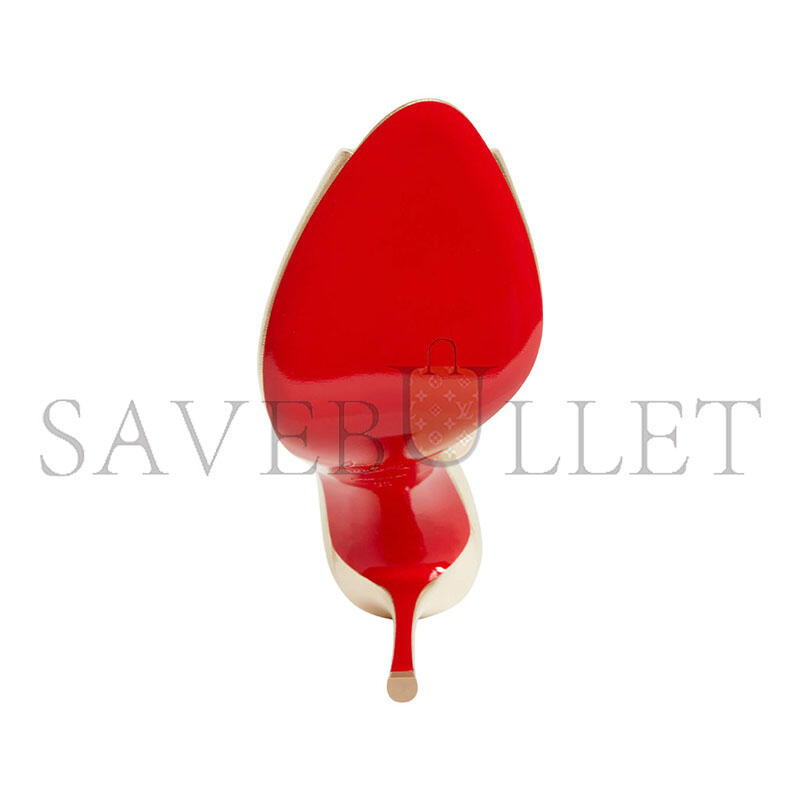 CHRISTIAN LOUBOUTIN ME DOLLY PEEP TOE SLIDE SANDAL